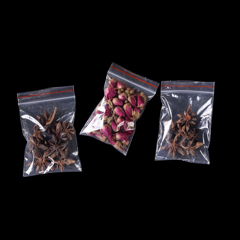 Self Sealing Bag Factory - Customized Plastic Transparent Pe Storage Ziplock Bag for Package