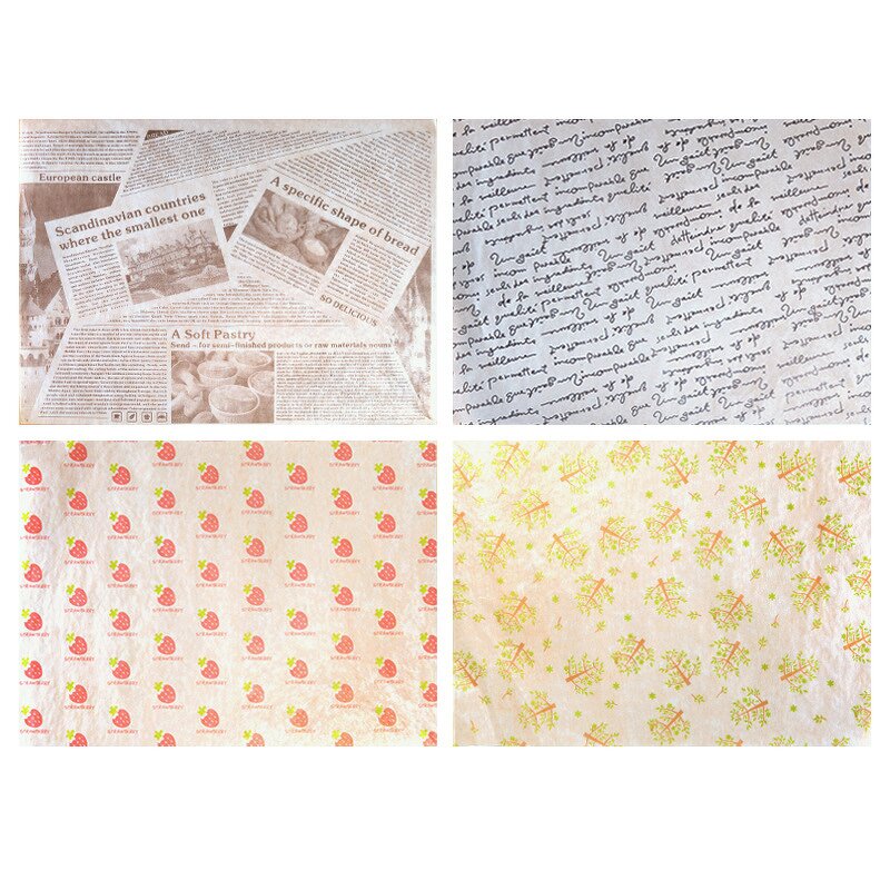 Hamburger Deli Paper Supplier - Wins Flying Custom Logo Printing Grease Proof Tissue Wrapper Burger Wrap