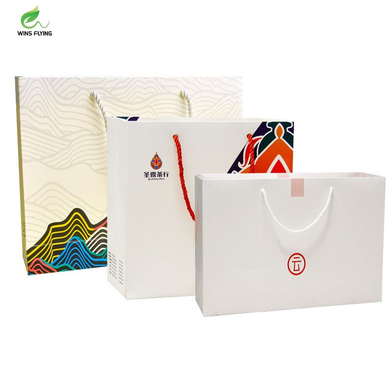 Kraft Paper Bags Supplier - Factory High Quality Cheap Print with Handles Customized Promotion