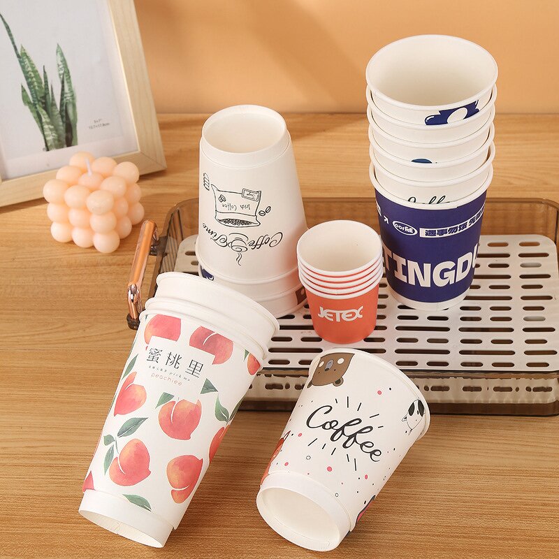 Printed Paper Cups Manufacturer - Wins Flying Custom Printed Disposable Recyclable Single Double Ripple Wall