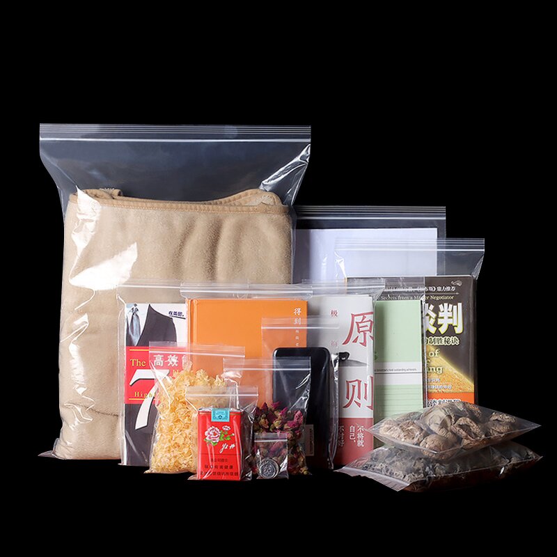 Eco Friendly Plastic Bag Factory - Recycled Plastic Zipper Pe Biodegradable Custom Bags With Logo