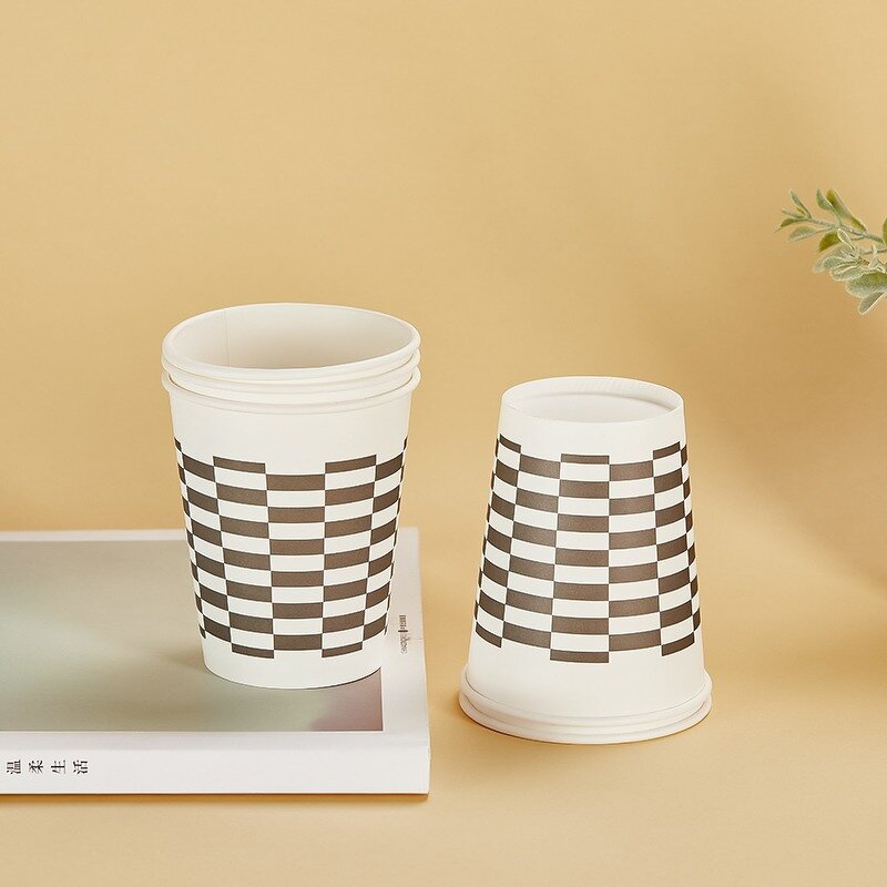 Double Wall Corrugated Cups Factory - Wins Flying 4oz-20oz Disposable Ripple Coffee Cup Customized for Hot Drinks