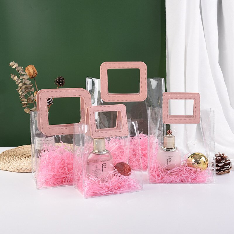 PVC Tote Bag Manufacturer - Custom Logo Clear Transparent Waterproof with Zipper and Pocket