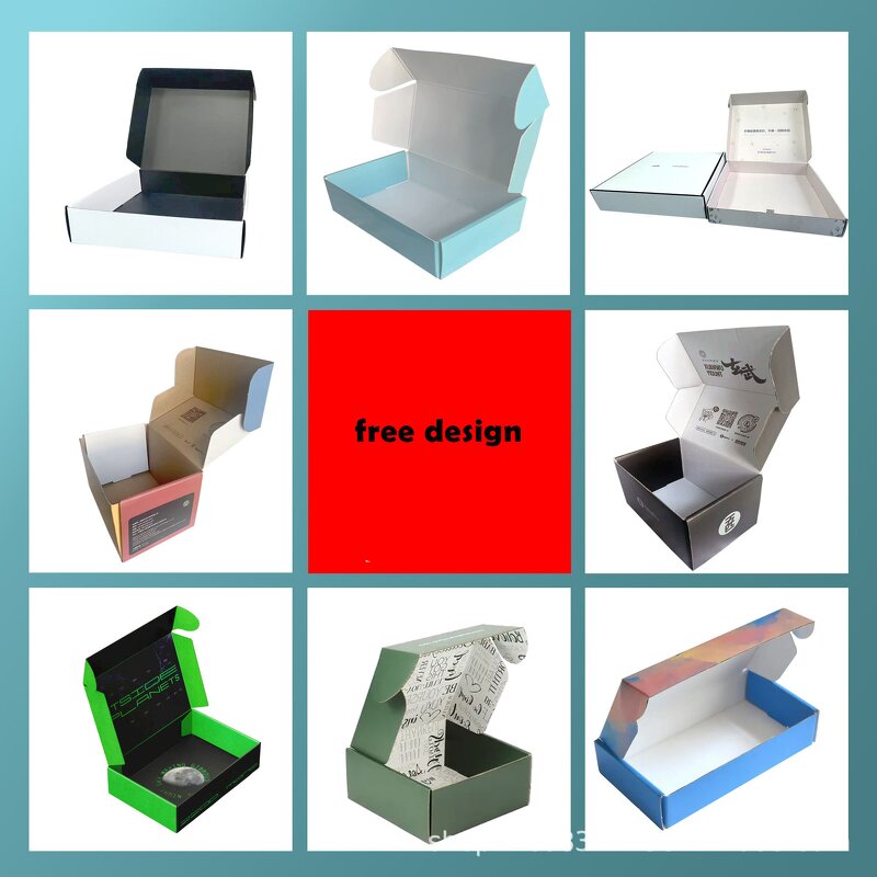 Custom Gift Box Supplier - Kraft Corrugated Paper Folding Mailer Shipping Packaging