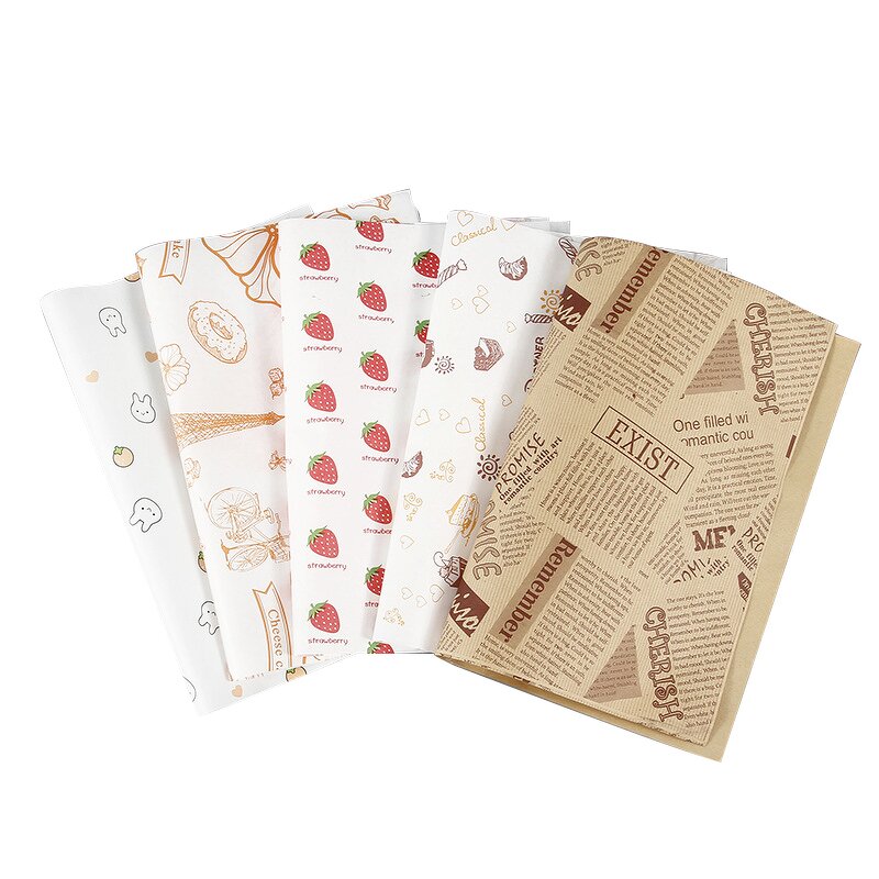 Deli Liner Paper Manufacturer - Wins Flying Hot Sale News Style Grease Proof Food Grade Wrapping