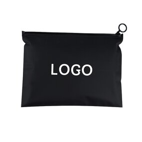 Biodegradable Mailer Bag Supplier - Custom Poly Shipping Gold Foil Matte Black Plastic Ziplock Bags