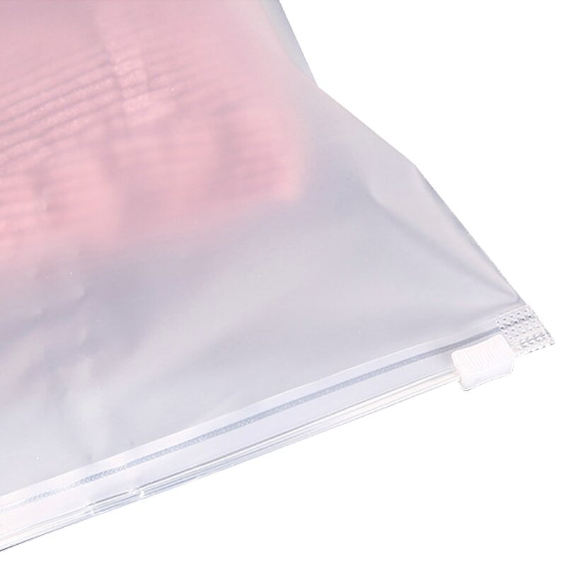 Sustainable Ziplock Bag Supplier - Custom Print Eco Friendly Waterproof PE Swimwear Frosted Clothing