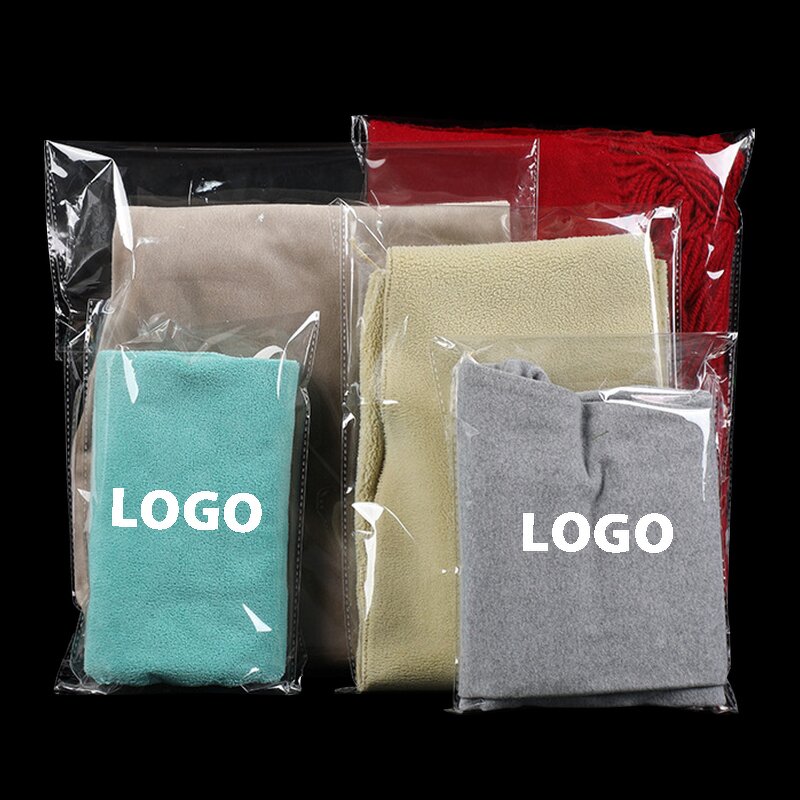 Self-adhesive Packing Bag Factory - Wins Flying Custom Clear BOPP Flat Poly T-shirt OPP Plastic Packaging