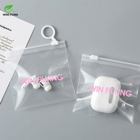 Plastic Jewelry Packaging Supplier - Wins Flying Wholesale Custom Transparent Small Pvc Pouch Clear Cosmetic Bags