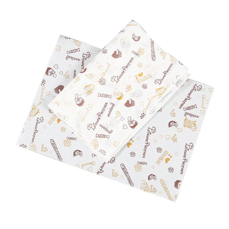 PE Coated Sandwich Paper Manufacturer - Wins Flying Custom Design Size Grease Proof Deli Burger Wrapping