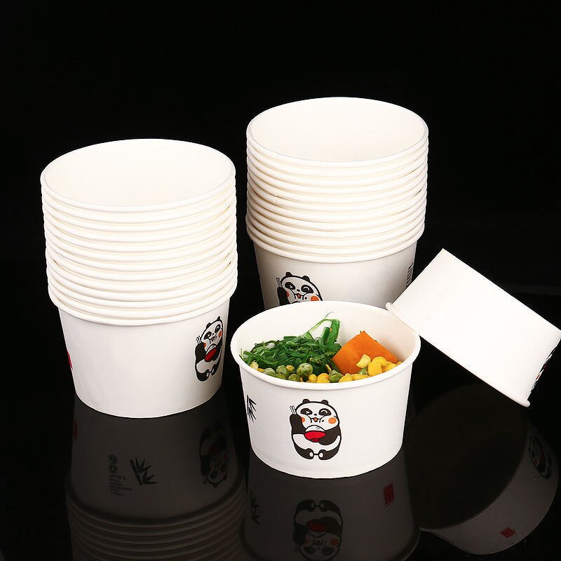 Round Bottom Takeaway Box Factory - Wins Flying Kraft Salad Compostable Soup Bowl Food Packaging Boxes with Lid