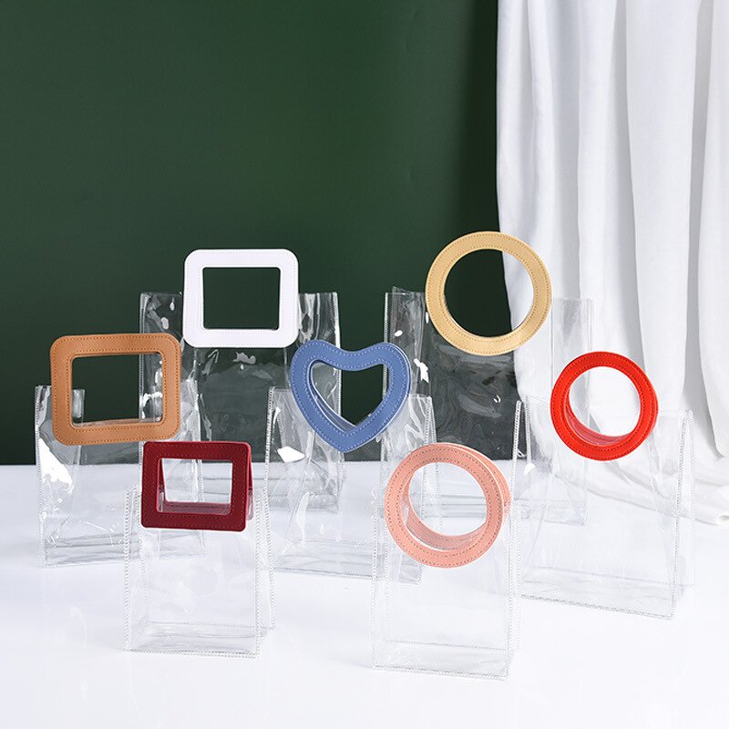 PVC Tote Bags Manufacturer - Hot Sell Lady Fashion Transparent Clear Large Beach Bag