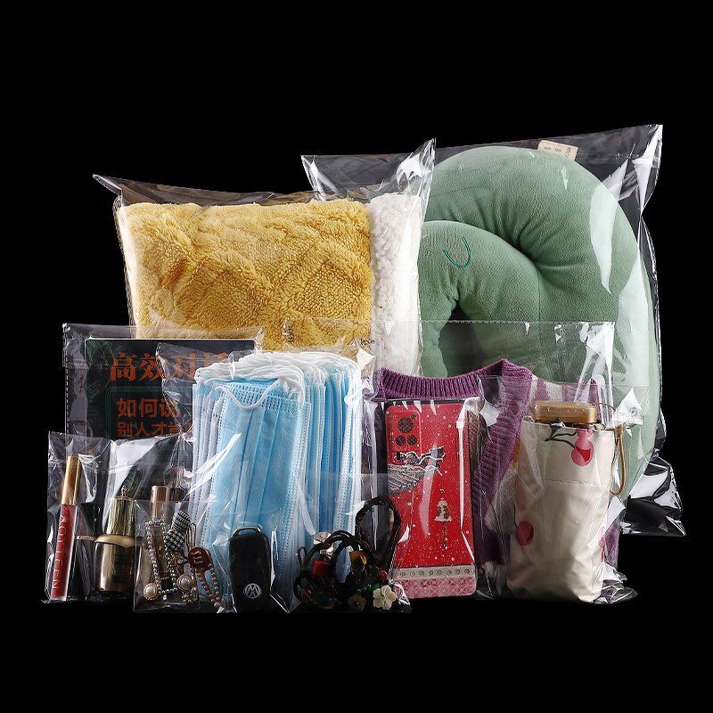 Self-adhesive Packing Bag Factory - Wins Flying Custom Clear BOPP Flat Poly T-shirt OPP Plastic Packaging