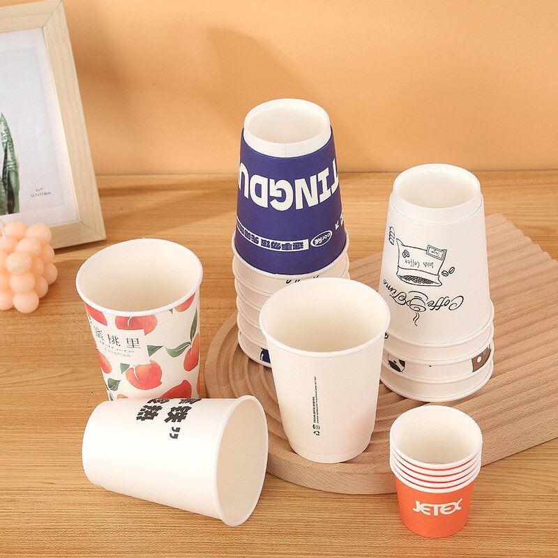Double Wall Corrugated Cups Factory - Wins Flying 4oz-20oz Disposable Ripple Coffee Cup Customized for Hot Drinks