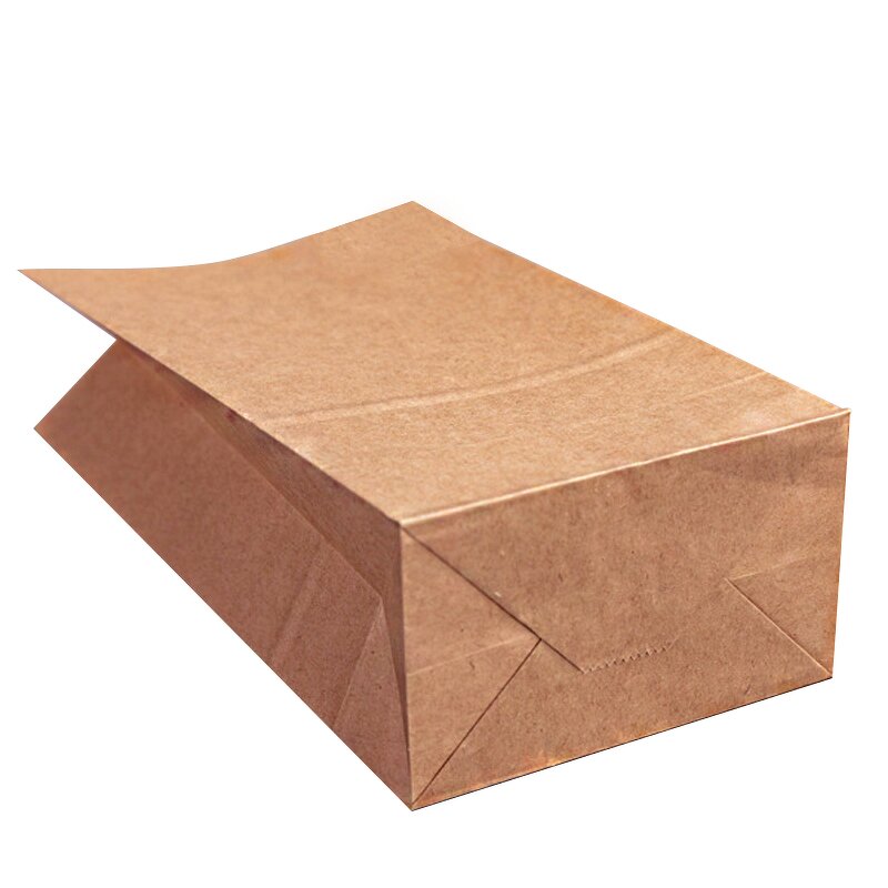 Sandwich Bags Factory - Flat Grease Proof Disposable Custom Pastry Paper Bag Kraft