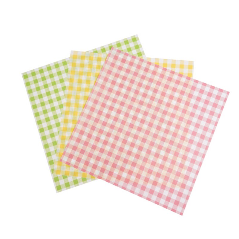 Hamburger Deli Paper Supplier - Wins Flying Custom Logo Printing Grease Proof Tissue Wrapper Burger Wrap