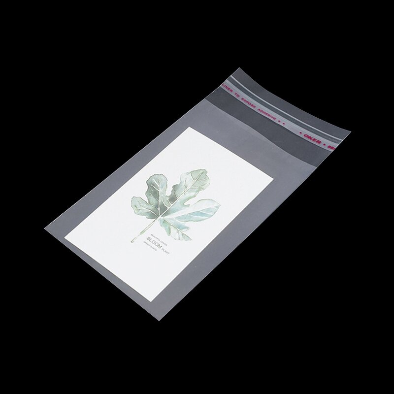 Clear Plastic Bags Supplier - Factory Price Customized Transparent Opp with Self Adhesive