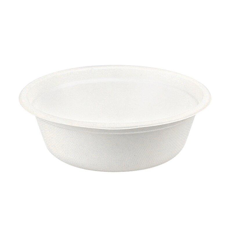 Biodegradable Paper Bowl Manufacturer - Wins Flying Bagasse Oval Salad Hot Soup Dessert Takeout Kraft Paper Bowl