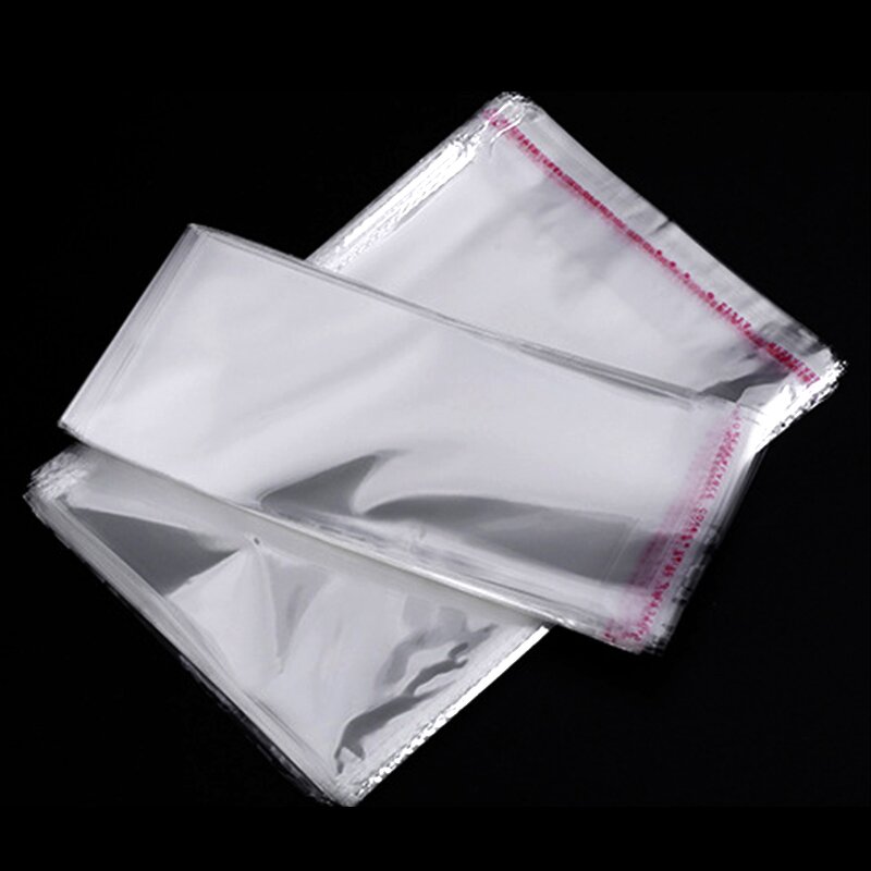 Clear Plastic Bags Supplier - Factory Price Customized Transparent Opp with Self Adhesive