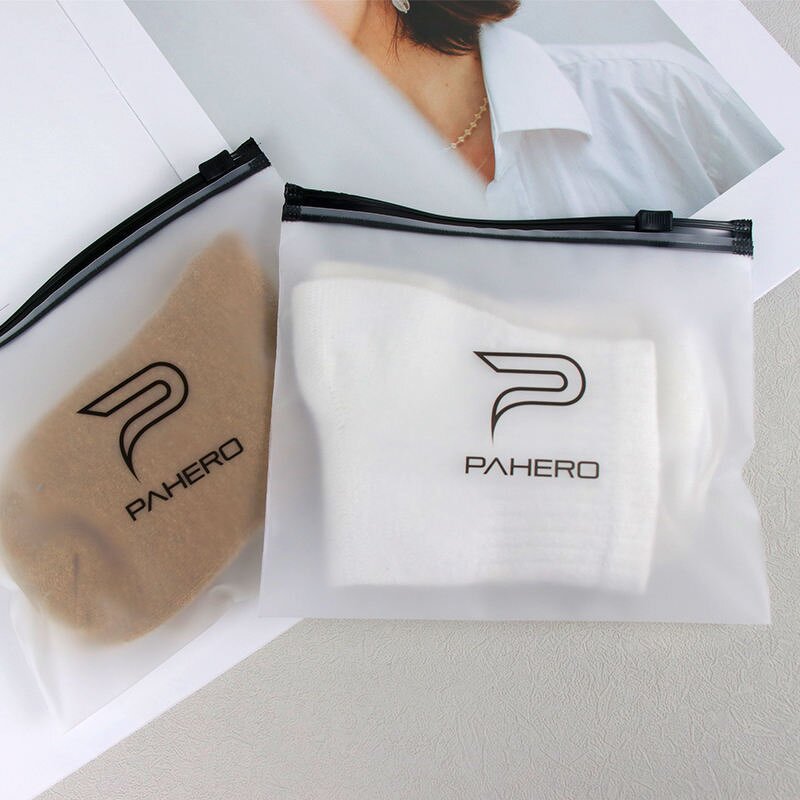 Plastic Ziplock Packaging Manufacturer - Wins Flying Custom Logo Reusable Pvc Small Frosted Zipper Bag for Earring