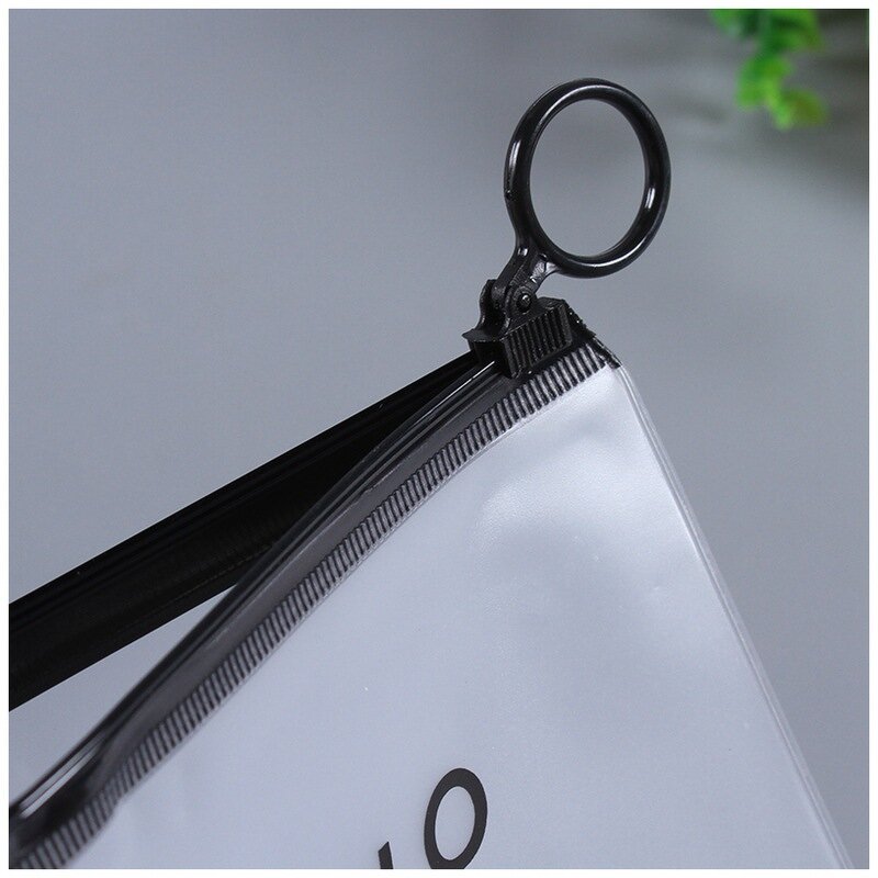 Jewelry Packaging Bags Supplier - Wins Flying Custom with Logos Pvc Clear Frosted Pouch Small Zipper Bag