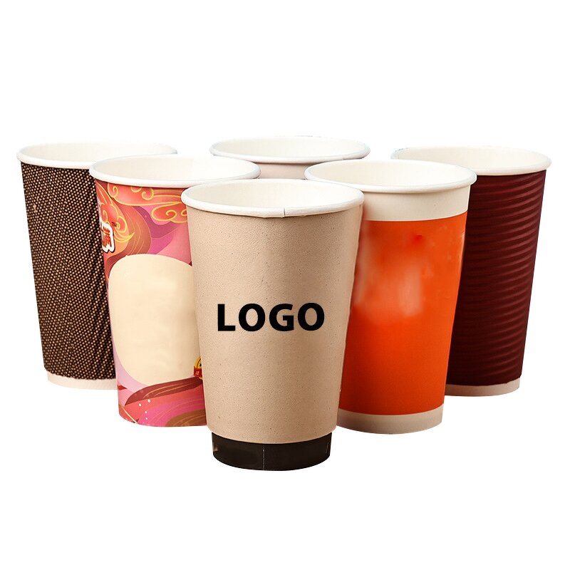 Eco Friendly Cups Supplier - Wins Flying Printed Disposable Paper Cup With Lid Custom Printing for Drinks
