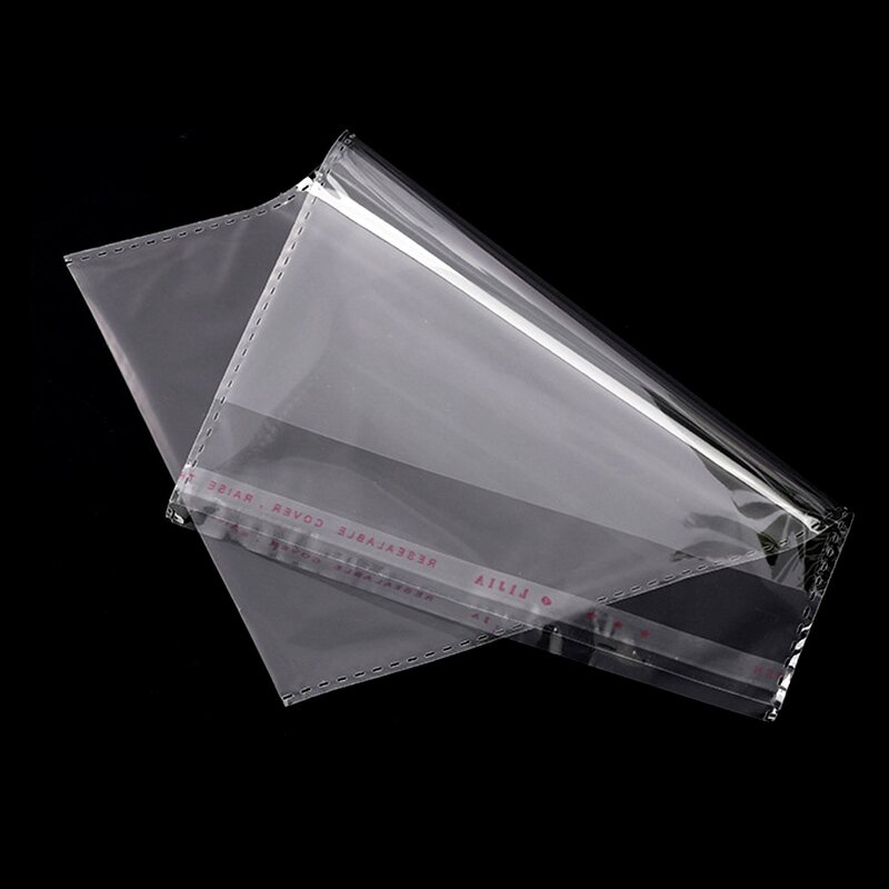 Clear Plastic Bags Supplier - Factory Price Customized Transparent Opp with Self Adhesive