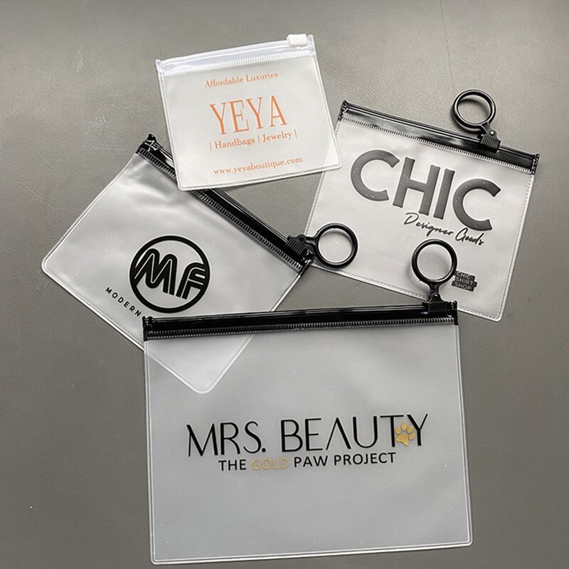 Jewelry Zipper Bag Factory - Wins Flying Hot Selling Small Frosted Package Reusable PVC Ziplock Pouch