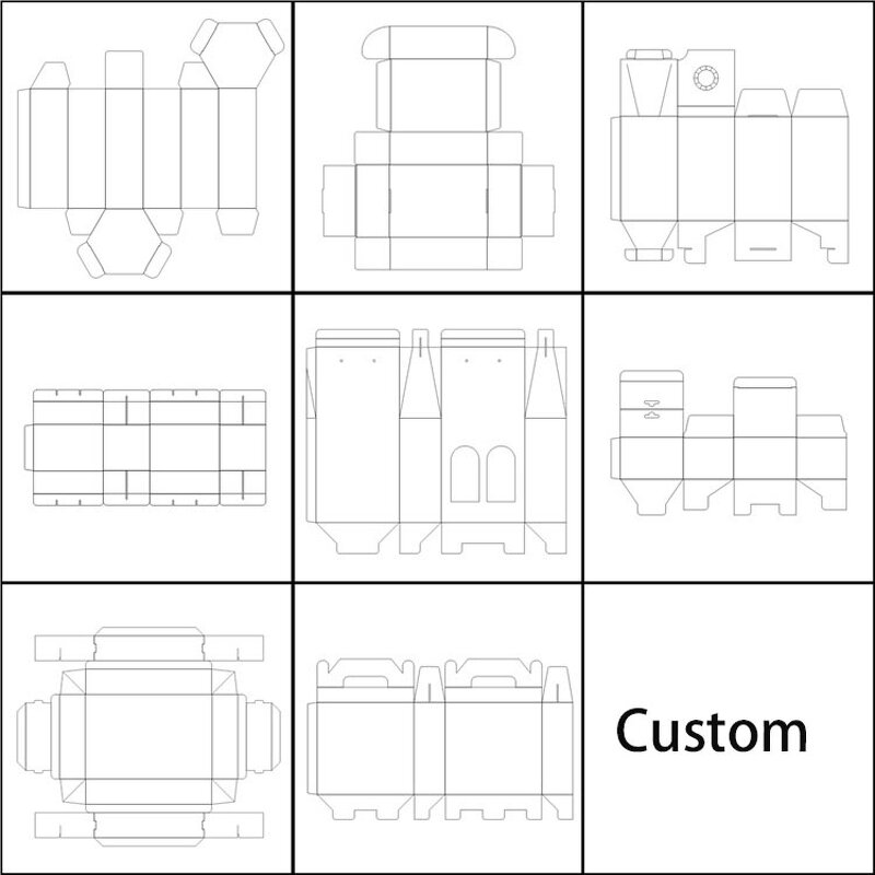 Kraft Paper Drawer Box Manufacturer - Cute Sticker Foldable Gift Festival Display Box