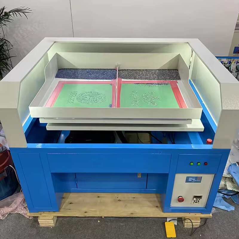 Rhinestone Pattern Machine Factory - High Speed Automatic with Brushing Function