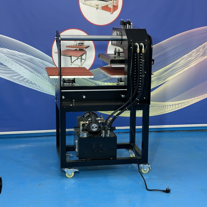 Hydraulic Heat Press Machine Factory - Double Station 40x60cm Auto Open