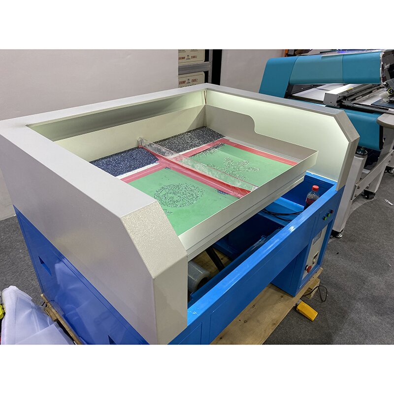 Rhinestone Shaking Machine Factory - Simple Operation 4 Heads Stainless Steel