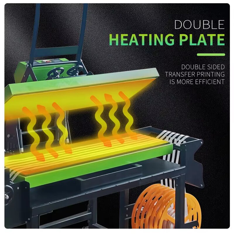Webbing Heat Press Machine Manufacturer - 30x100cm with Stand for Ribbon