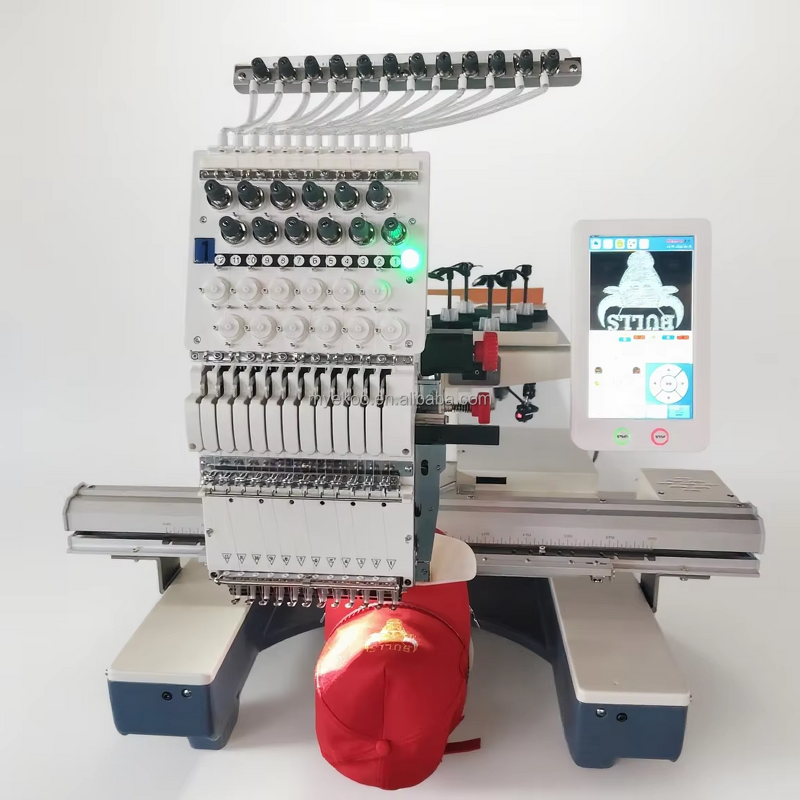 Embroidery Machine Supplier - High-Speed 12-Needle Single Head Easy Operation