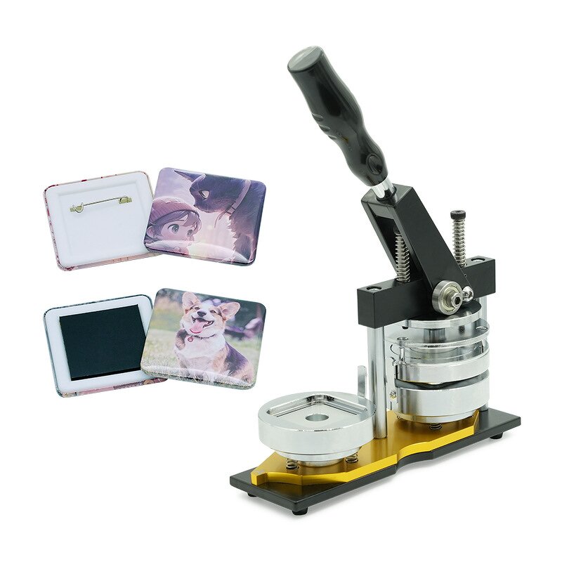 Square Badge Machine Manufacturer - 50mm for DIY Anime Button Badge