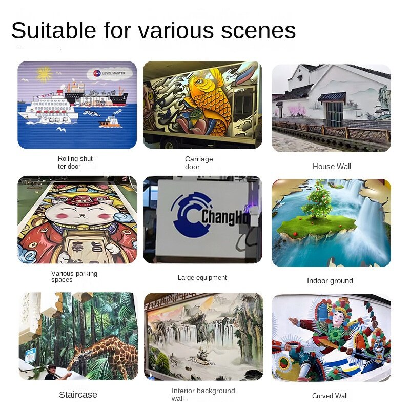 Wall Printer Supplier - 3D Vertical UV for Indoor Outdoor Mural Painting