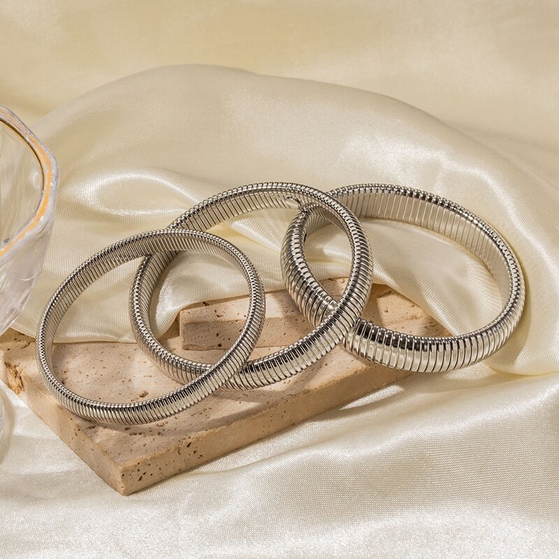 Snake Chain Bracelet Supplier - Stainless Steel Simple Retro Light Luxury