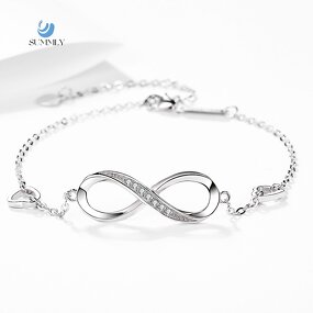 Diamond Heart Bracelet Factory - Vintage 925 Silver Unlimited Bangles Gift