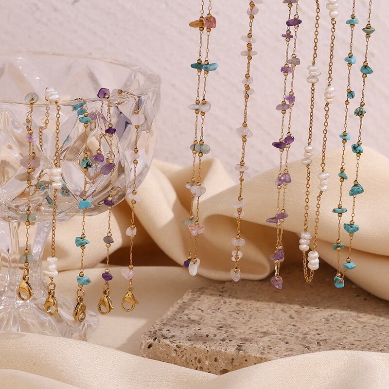 Jewelry Set Manufacturer - Professional Vintage Style Gold Plated Gemstone
