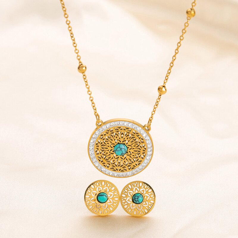 Hollowed Out Tree Necklace Factory - Trend Wholesale High Quality 18K Gold Plated