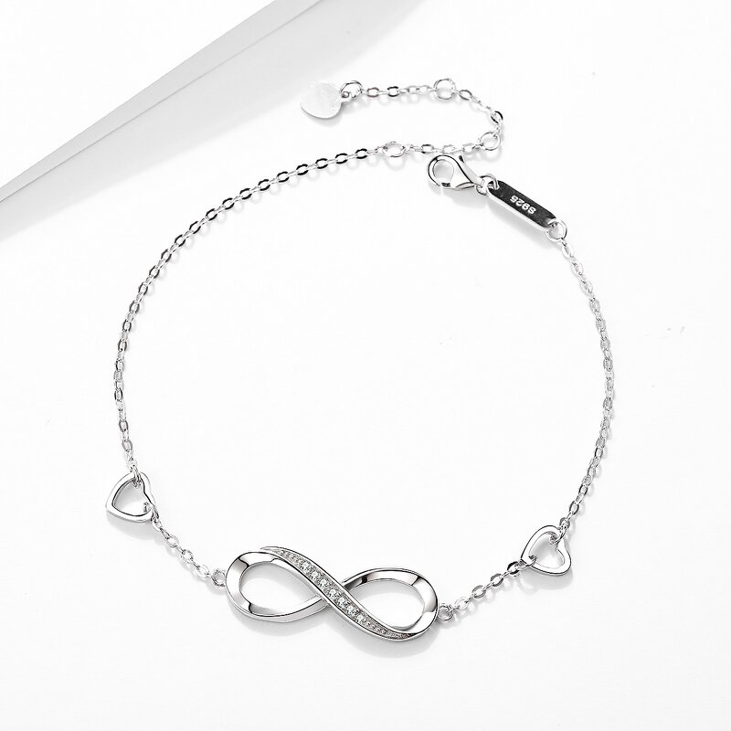 Diamond Heart Bracelet Factory - Vintage 925 Silver Unlimited Bangles Gift
