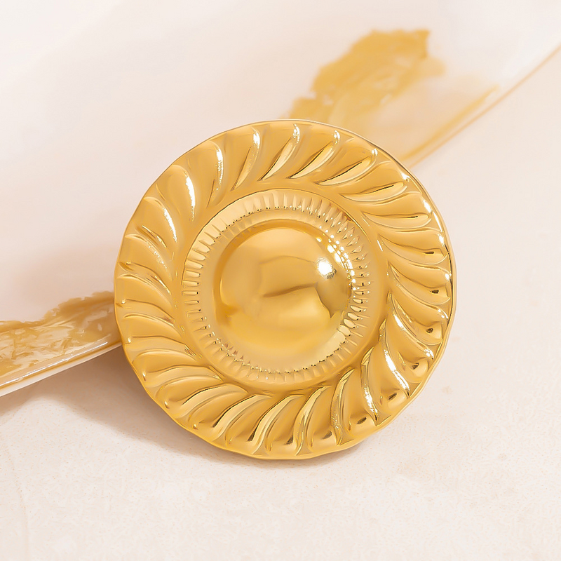 Orbicular Brooch Factory - Vintage Wholesale Decorative 18K Gold Plated