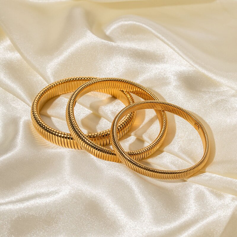 Snake Chain Bracelet Supplier - Stainless Steel Simple Retro Light Luxury