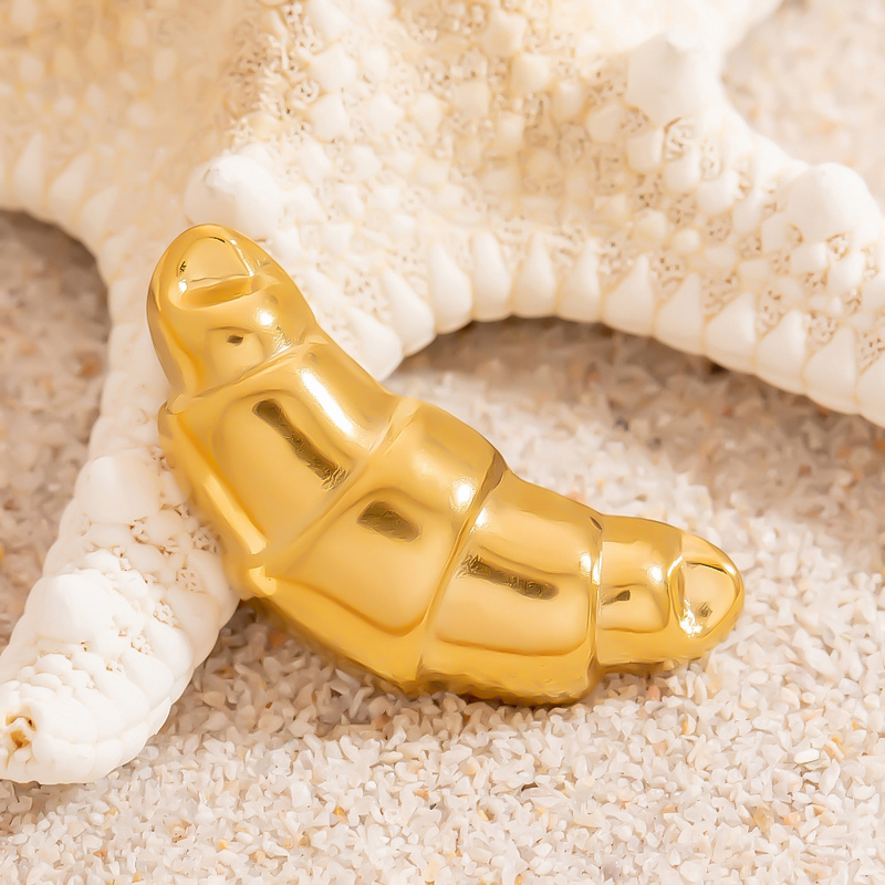 Croissant Brooch Supplier - Vintage Wholesale Geometrical 18K Gold Plated