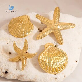 Starfish Brooch Manufacturer - Personalized Luxury 18K Gold Plated Waterproof