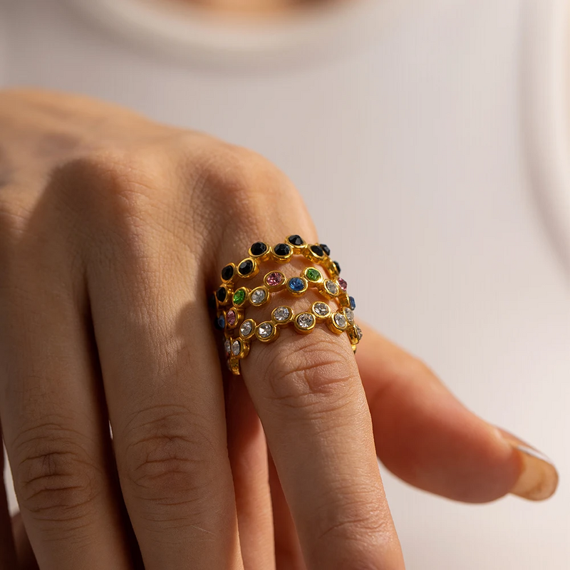 Open Ring Manufacturer - Trend Wholesale 18K Gold Plated Stainless Steel