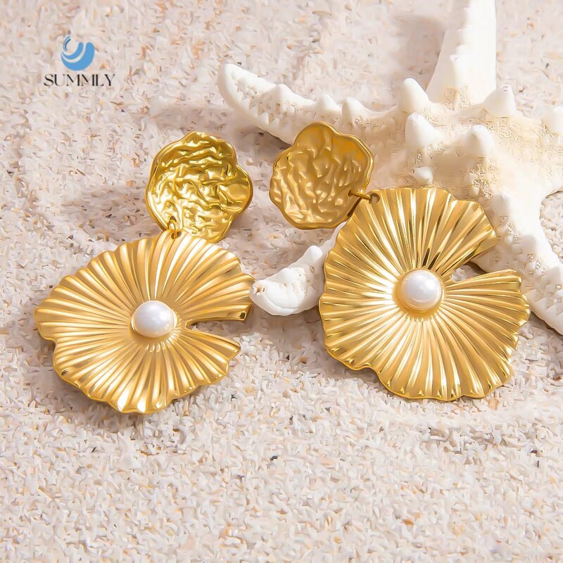 Flower Earrings Manufacturer - Vintage Wholesale Handmade 18K Gold Plated