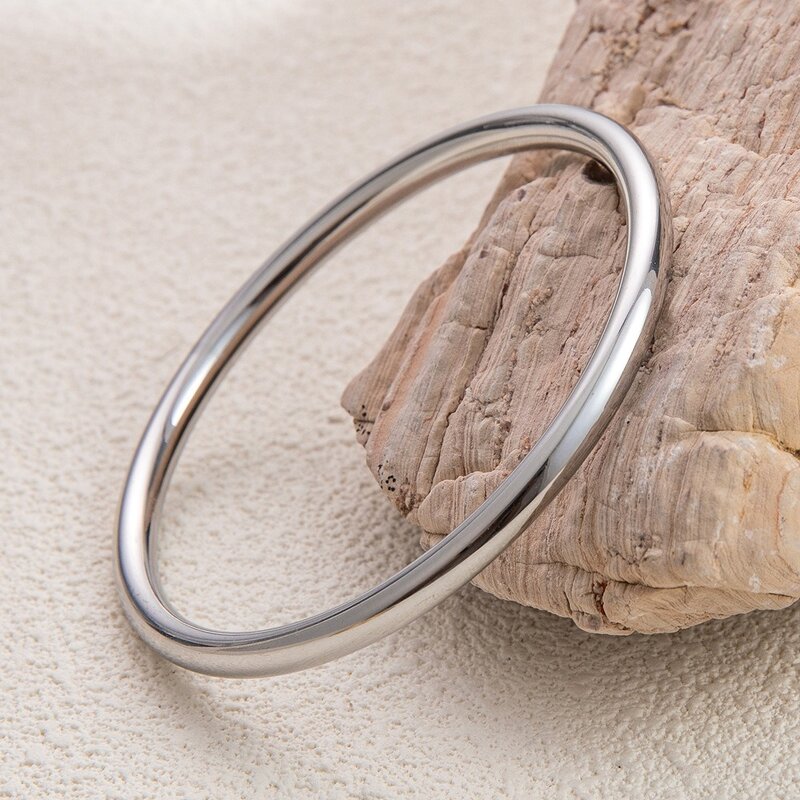 Bracelet Factory - Wholesale Vintage 18K Gold Plated Stainless Steel Bangle