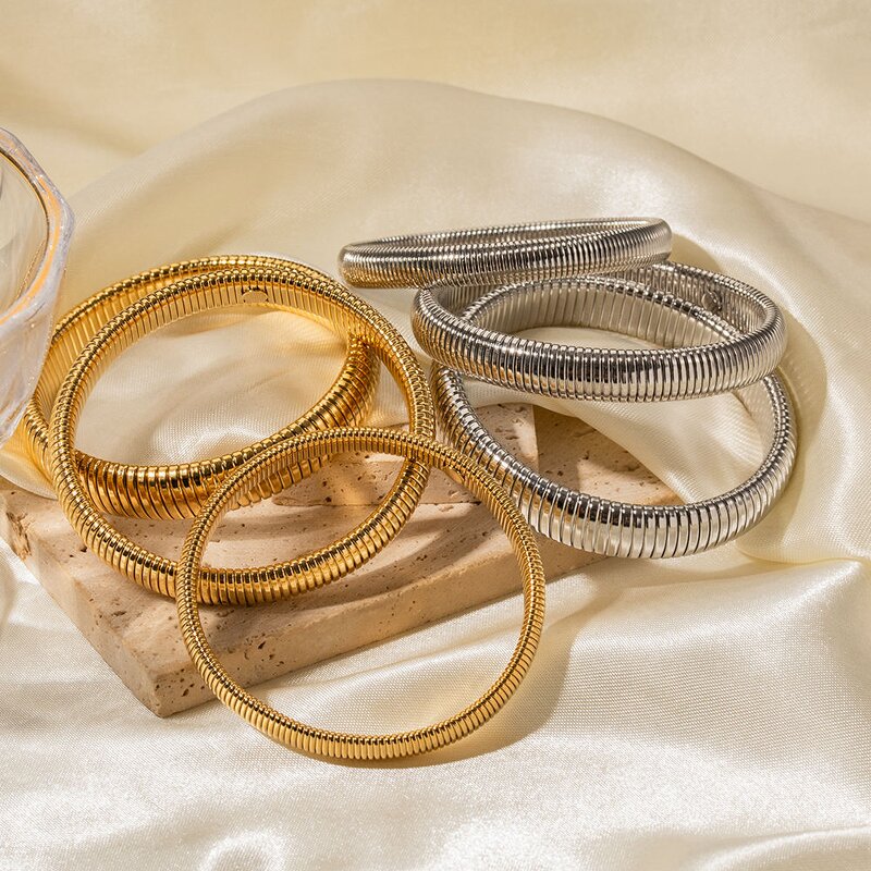 Snake Chain Bracelet Supplier - Stainless Steel Simple Retro Light Luxury