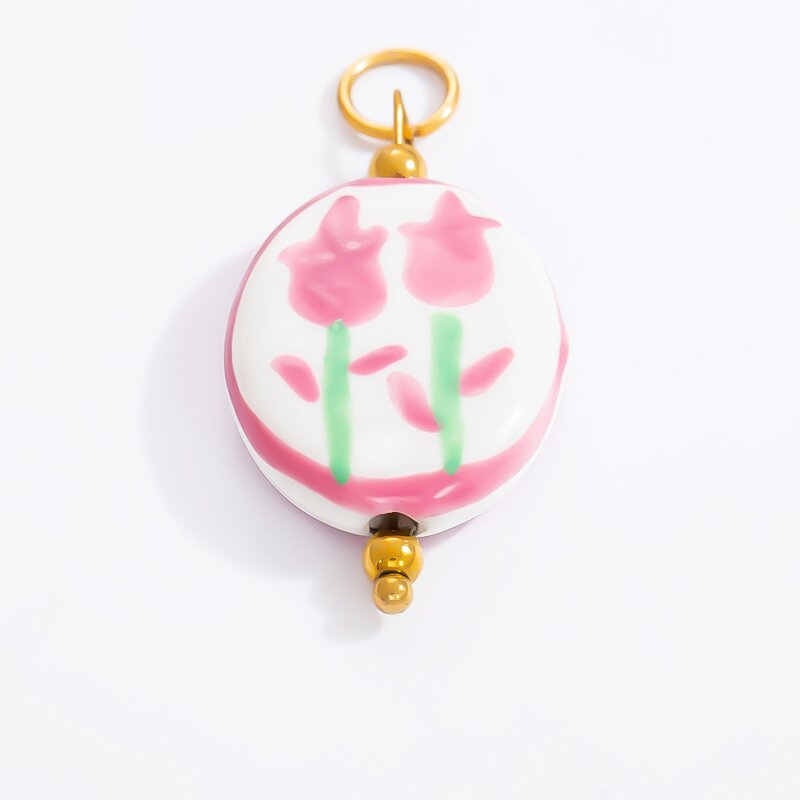 Love Heart Pendant Manufacturer - Handmade 18K Gold Plated Non-Fading DIY